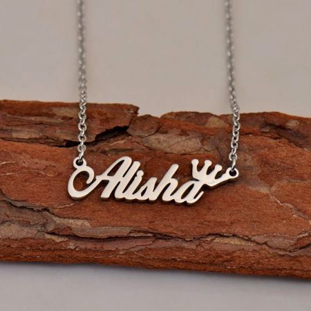 Handcrafted 925 Silver Personalized Name Necklace